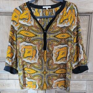 Broadway & Broome Silk Top